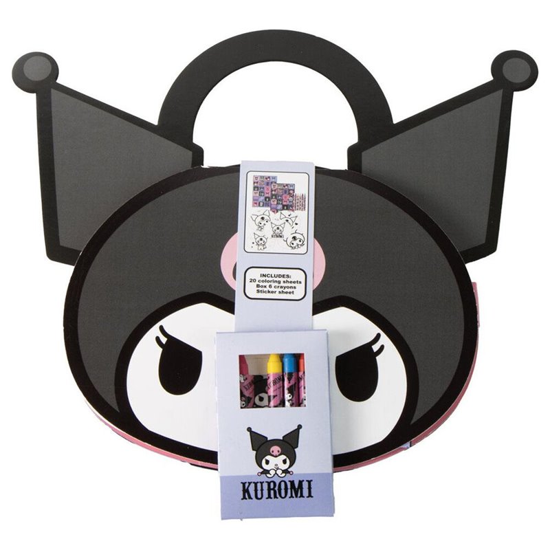 Album actividades coloreable Kuromi Hello Kitty