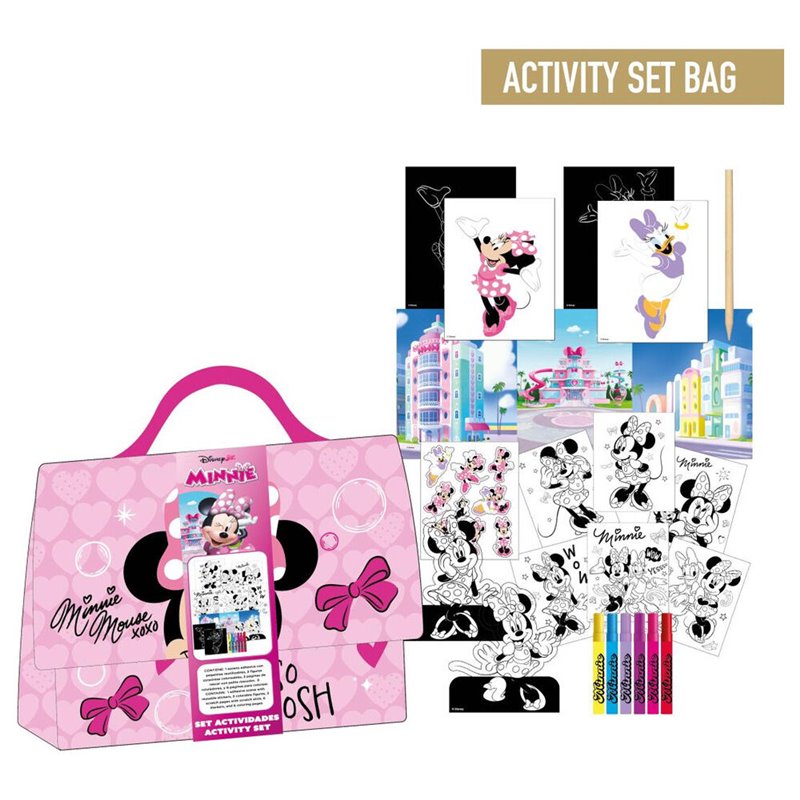 Bolso set coloreable Minnie Disney