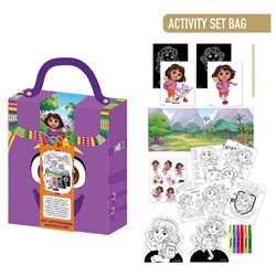 Mochila set coloreable Dora la Exploradora