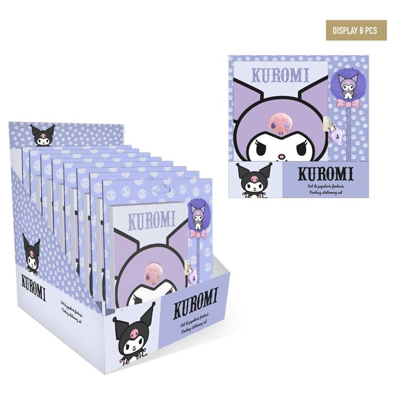 Diario + boligrafo Kuromi Hello Kitty