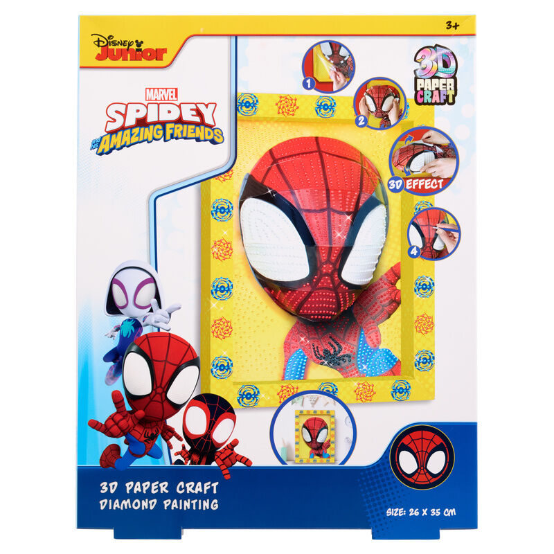Mosaico diamante Craft 3D Spiderman Marvel