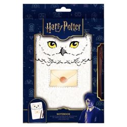 Cuaderno A5 + boligrafo Hedwig Harry Potter