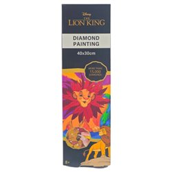 Pinta con diamantes El Rey Leon Disney