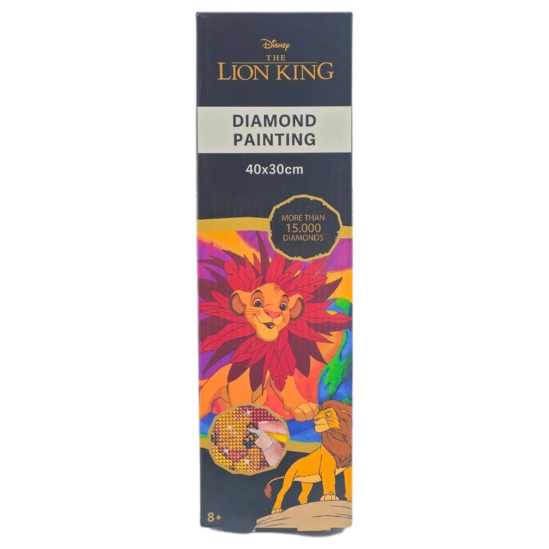 Pinta con diamantes El Rey Leon Disney