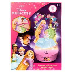 Figura para pintar luz LED Princesas Disney