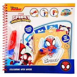 Libro magico pinta con agua Spiderman Marvel