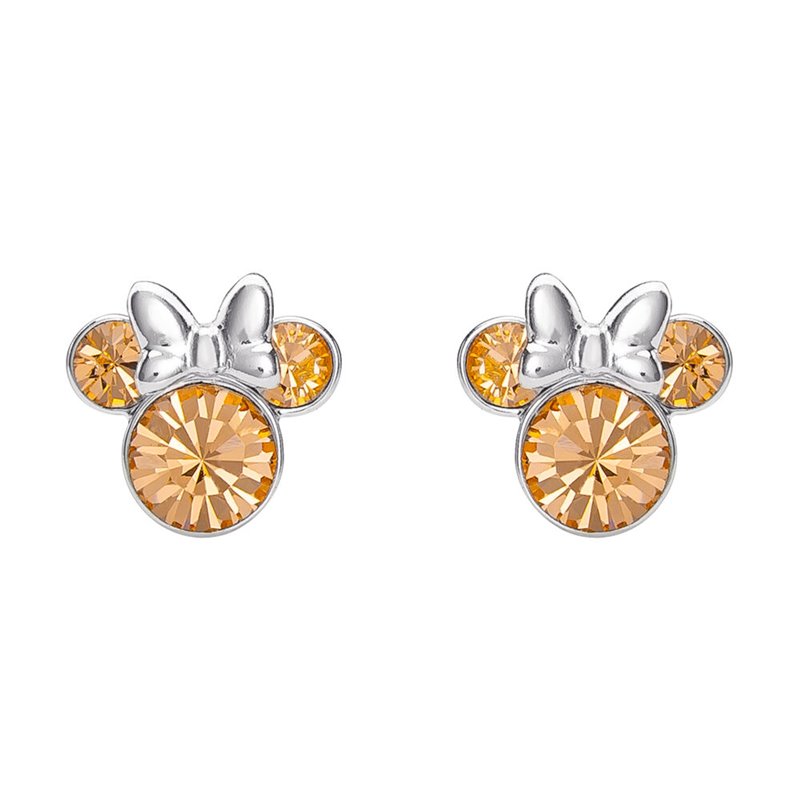 Pendientes Junio Minnie Disney plata