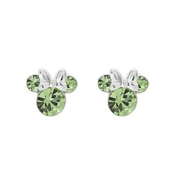 Pendientes Agosto Minnie Disney plata