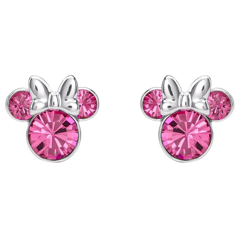 Pendientes Octubre Minnie Disney plata