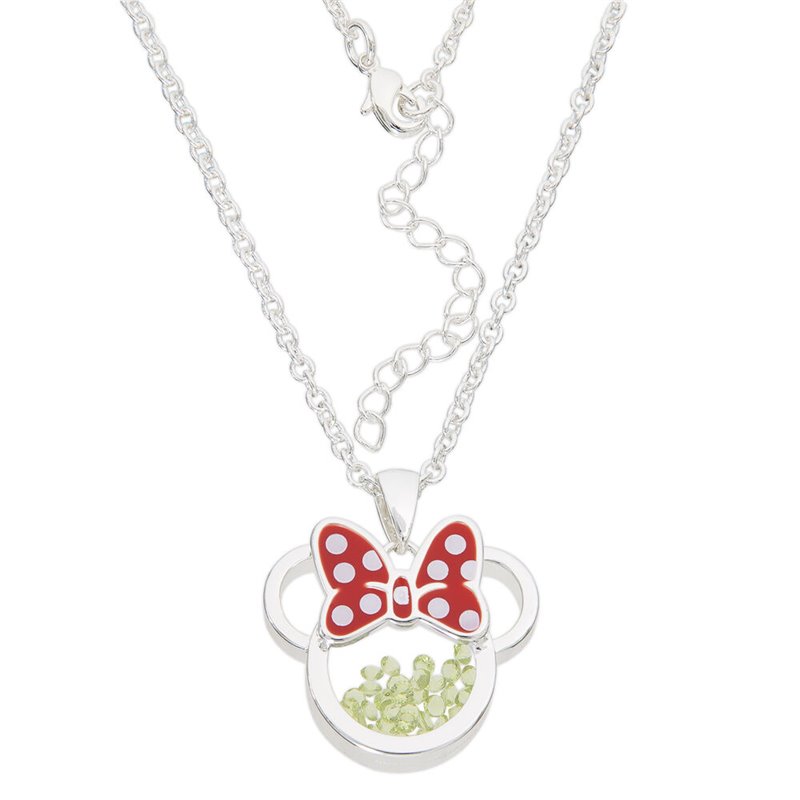 Colgante Agosto Minnie Disney plata