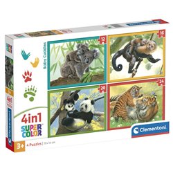 Puzzle Noli Baby Cuddles 12-16-20-24pzs