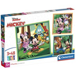 Puzzle Mickey Disney 3x48pzs