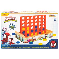 Juego Cuatro en Raya madera Spidey Marvel
