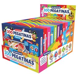 Maletin 100 pegatinas surtido