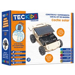 Maqueta Coche Solar madera