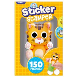 Sticker Stamper Gato