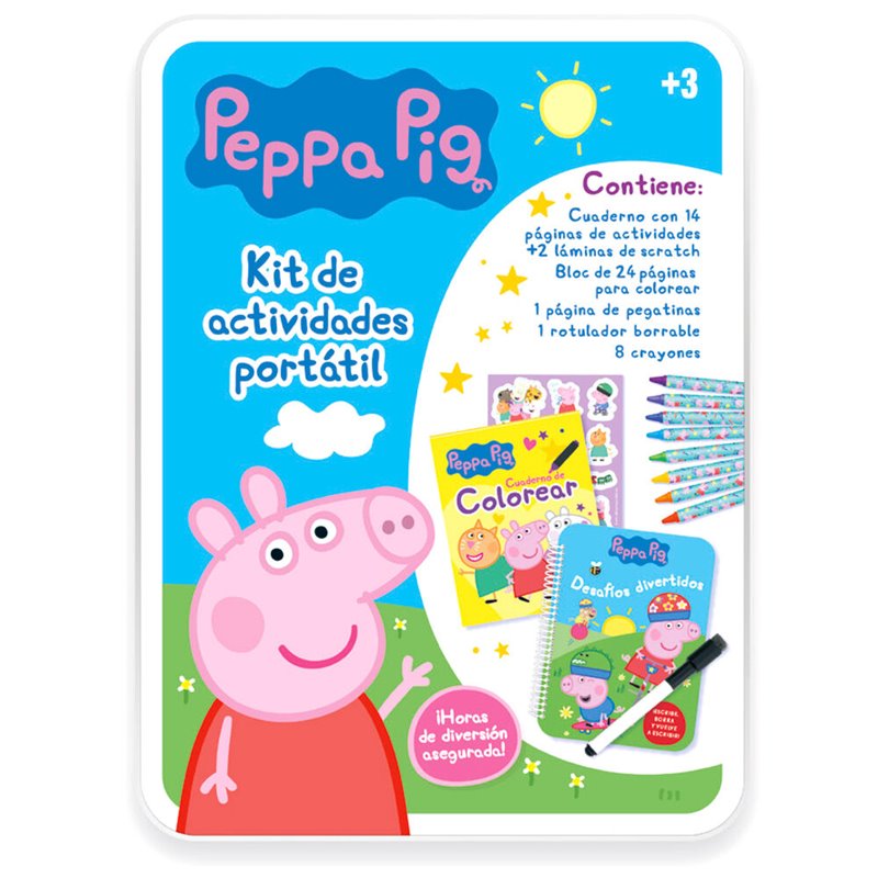 Kit Actividades Portatil Peppa Pig español