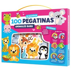 Maletin 100 pegatinas Animales Baby