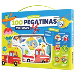 Maletin 100 pegatinas Vehiculos