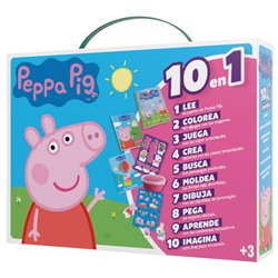 Maletin Actividades 10 en 1 Peppa Pig español