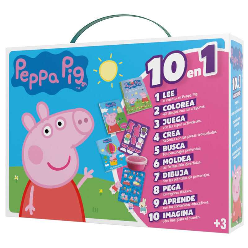 Maletin Actividades 10 en 1 Peppa Pig español