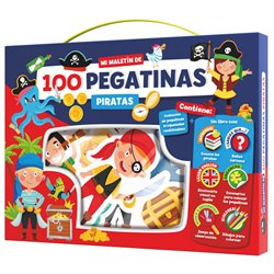 Maletin 100 pegatinas Piratas