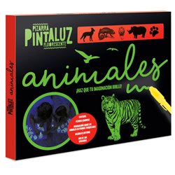 Pizarra Pintaluz Animales español
