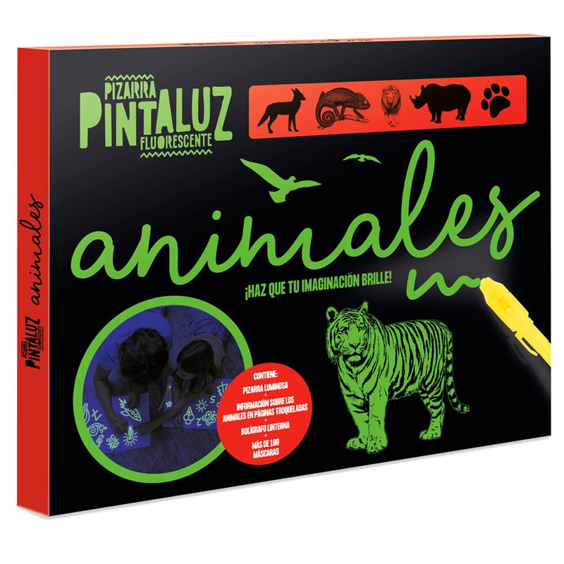 Pizarra Pintaluz Animales español