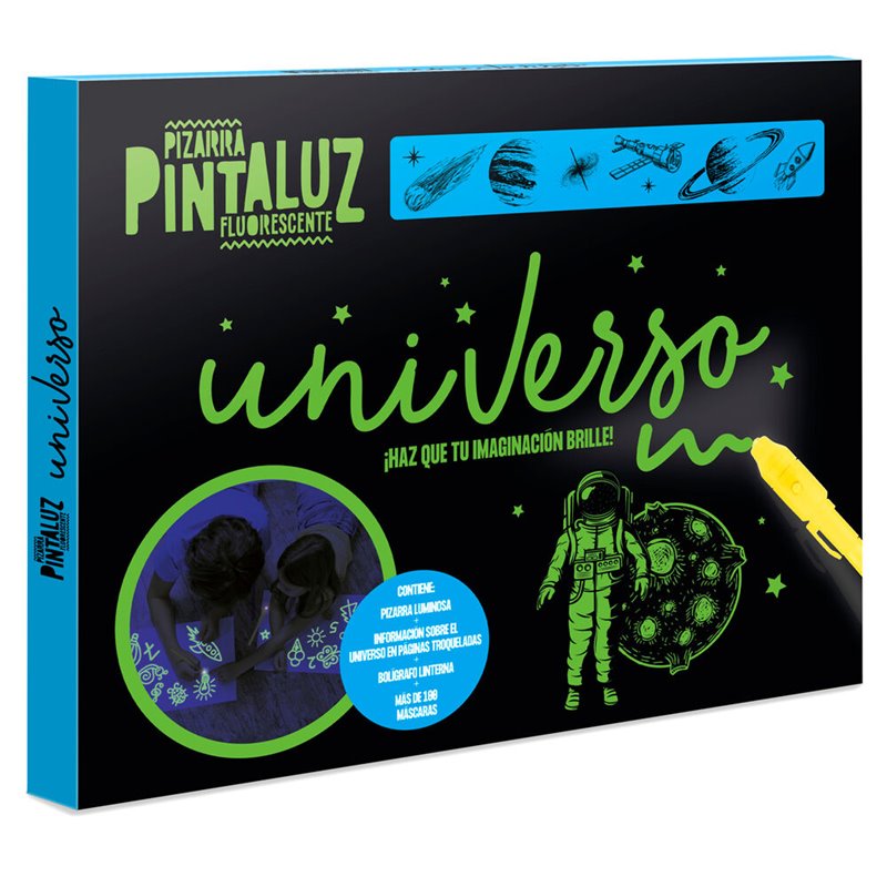 Pizarra Pintaluz Universo español