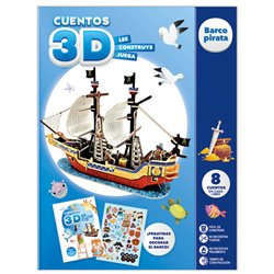 Cuento Imaginar y Consruir 3D Barco Pirata español