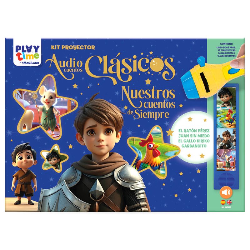Kit Proyector Audiocuentos Clasicos Cuentos de Siempre