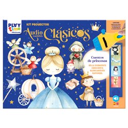 Kit Proyector Audiocuentos Clasicos Cuentos de Princesas