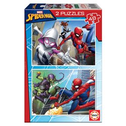 Puzzle Spiderman Marvel 2x48pzs