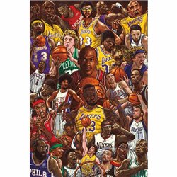 Poster Estrellas del Baloncesto