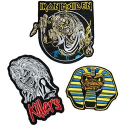 Set 3 parches Iron Maiden