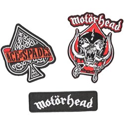 Set 3 parches Motorhead