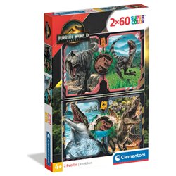 Puzzle Jurassic World 2x60pzs