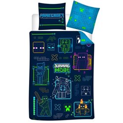 Funda nordica Minecraft cama 90cm microfibra
