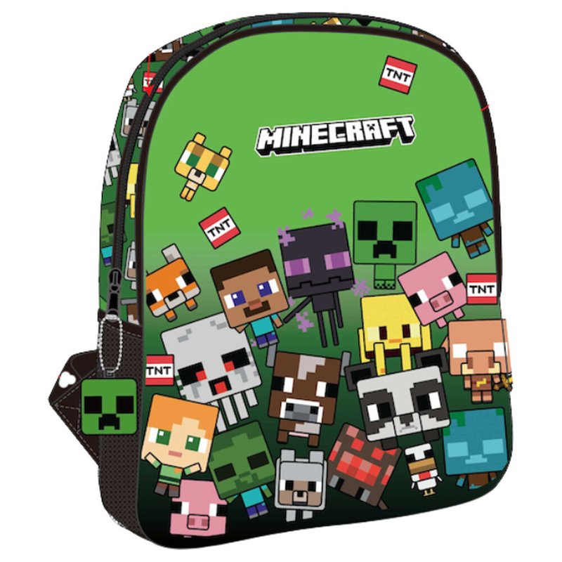 Mochila 3D Characters Minecraft 30cm