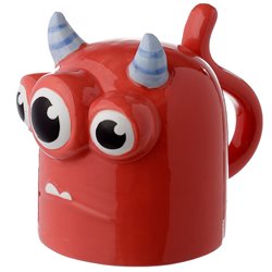 Taza 3D Monstruo Monstarz Rojo 550ml