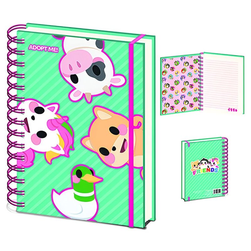 Cuaderno A5 Adopt Me!