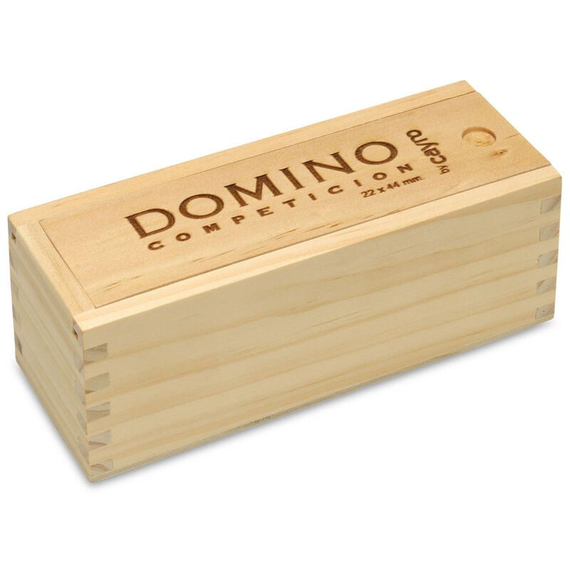 Domino Competicion Caja de madera