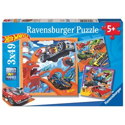 Puzzle Hot Wheels 3x49pzs
