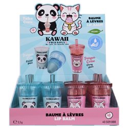 Balsamo labial protector Kawaii surtido