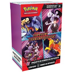 Juego cartas Booster Bundle Rivales Predestinados Pokemon latino