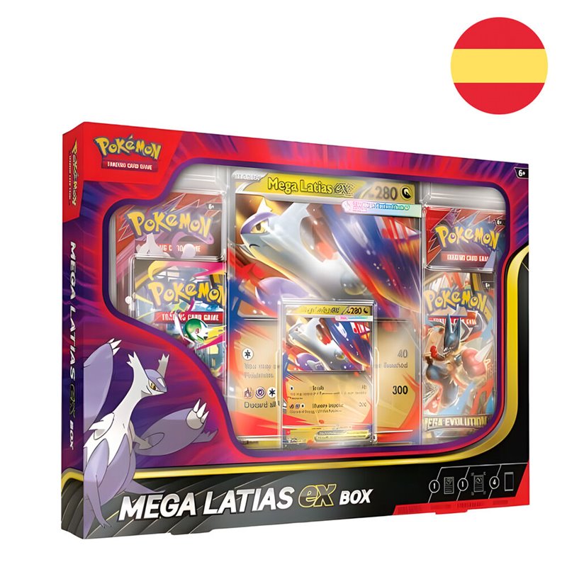 Blister cartas Mega Latias Pokemon español