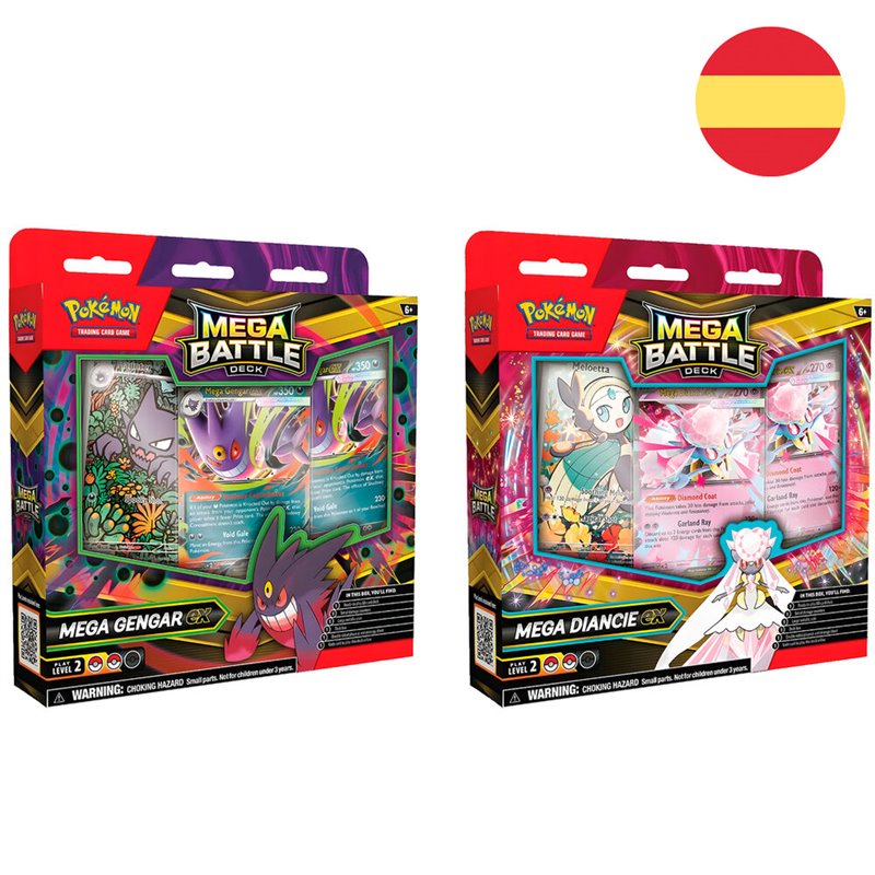 Baraja de Batalla juego de cartas coleccionables Pokemon español surtido