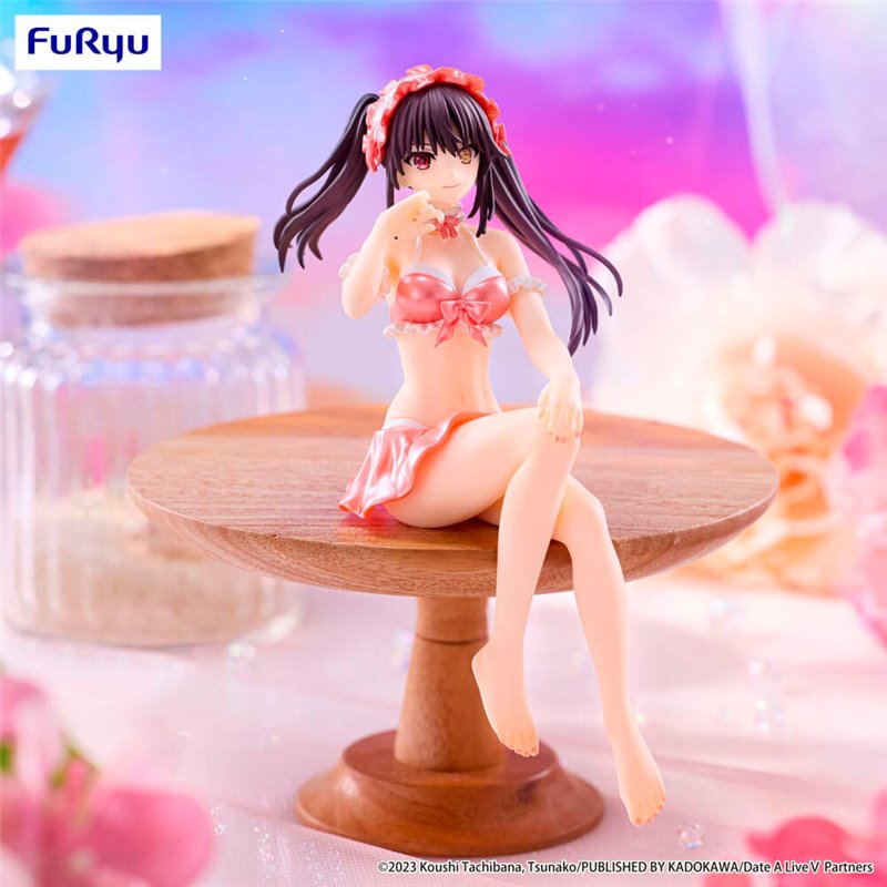 Figura Noodle Stopper Kurumi Tokisaki Swimsuit Pastel Red Color Ver. Date A Live V 15cm