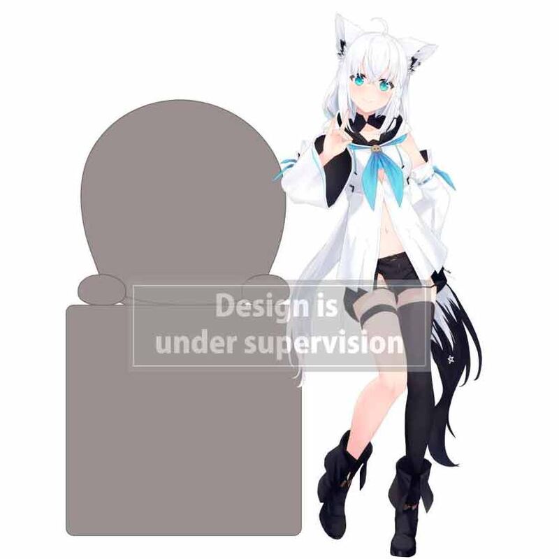 Figura Hikkake Shirakami Fubuki Hololive Production 10cm