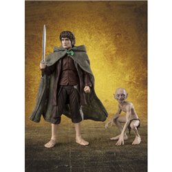 Figura S.H. Figuarts Frodo Baggins & Gollum La Comunidad del Anillo El Señor de los Anillos